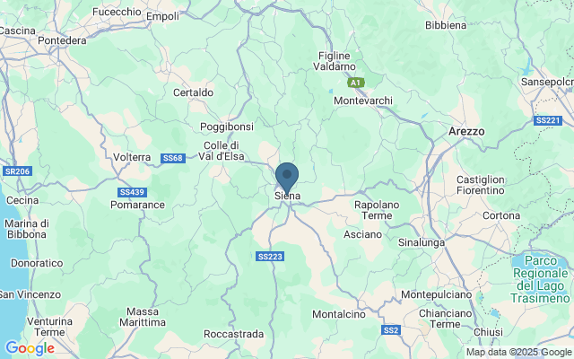 Kaart met locatie Duomo di Siena